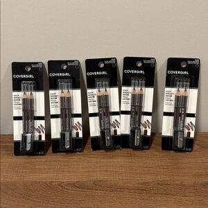 COVERGIRL Easy Breezy Brow Fill & Define Pencil with sharpeners 505 brown NEW